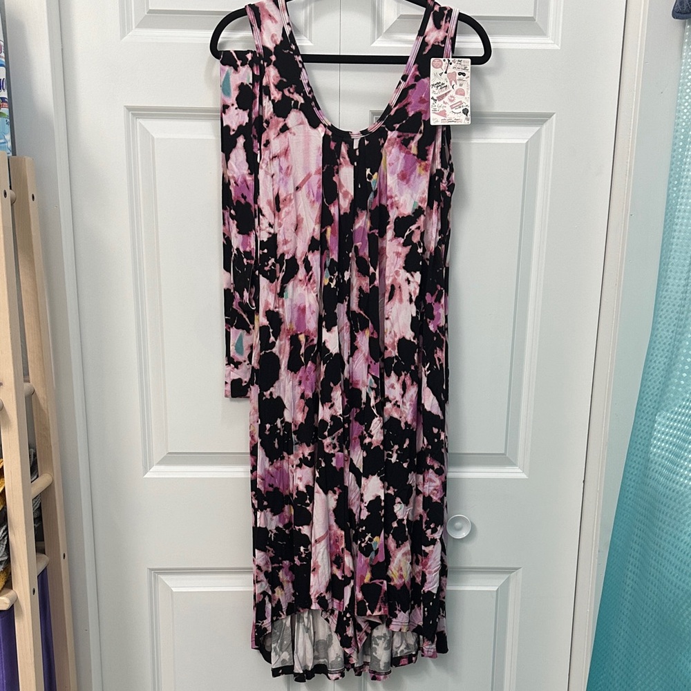🦄 Latched Mama Vibrant Tie Dye Standard Romper Nursing Maternity